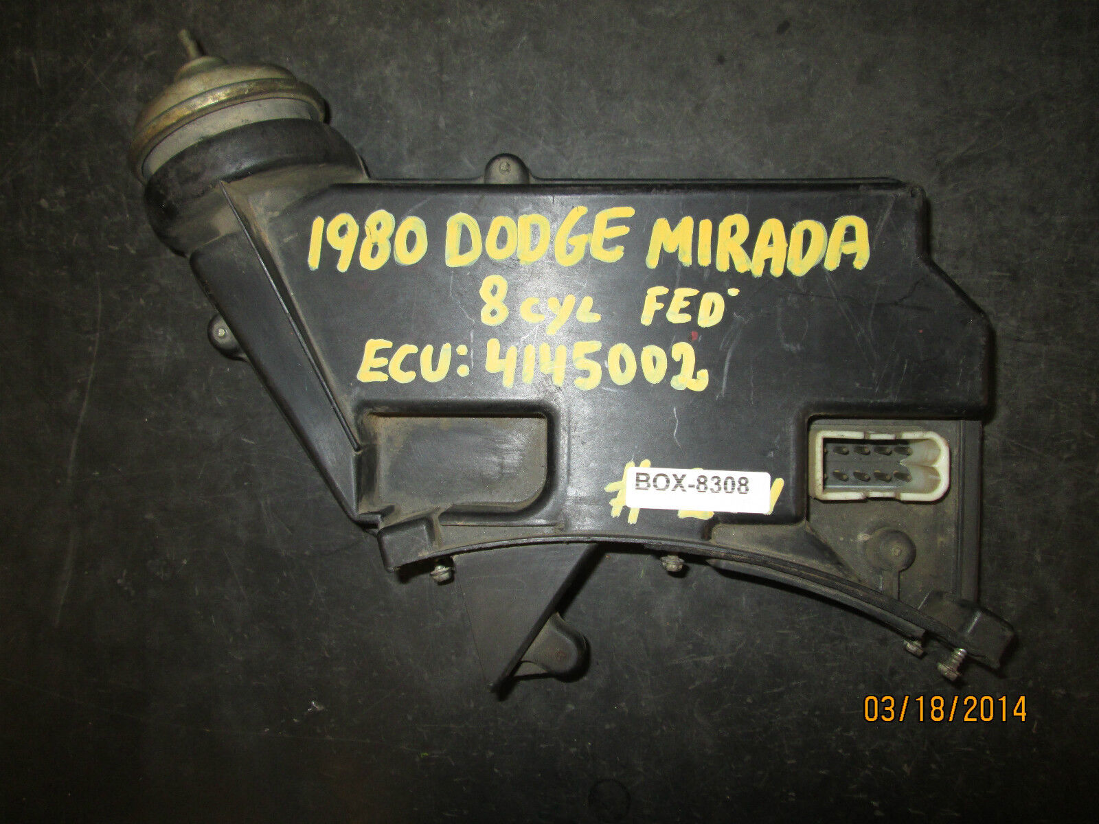 ** 1980 80 DODGE MIRADA 8 CYL  ECM  4145002(BOX-8308)