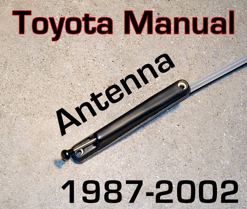 *Brand New* Manual-Direct Fit PILLAR AM / FM ANTENNA  FITS: 87-02 Toyota COROLLA