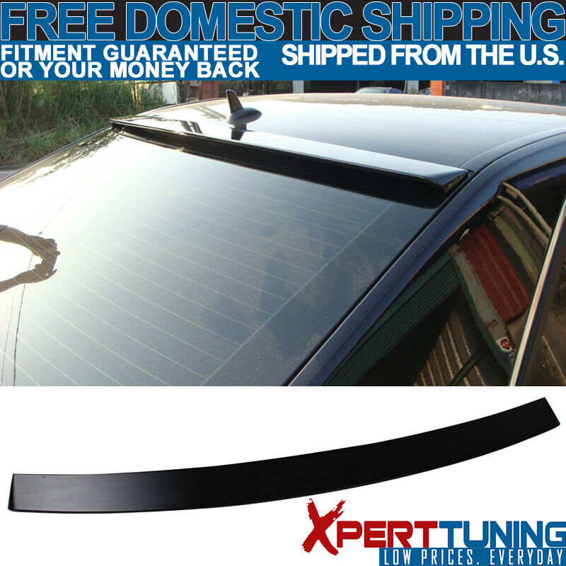 Fit For 10-16 Benz E-Class W212 4Dr OE Style Unpainted ABS Roof Spoiler