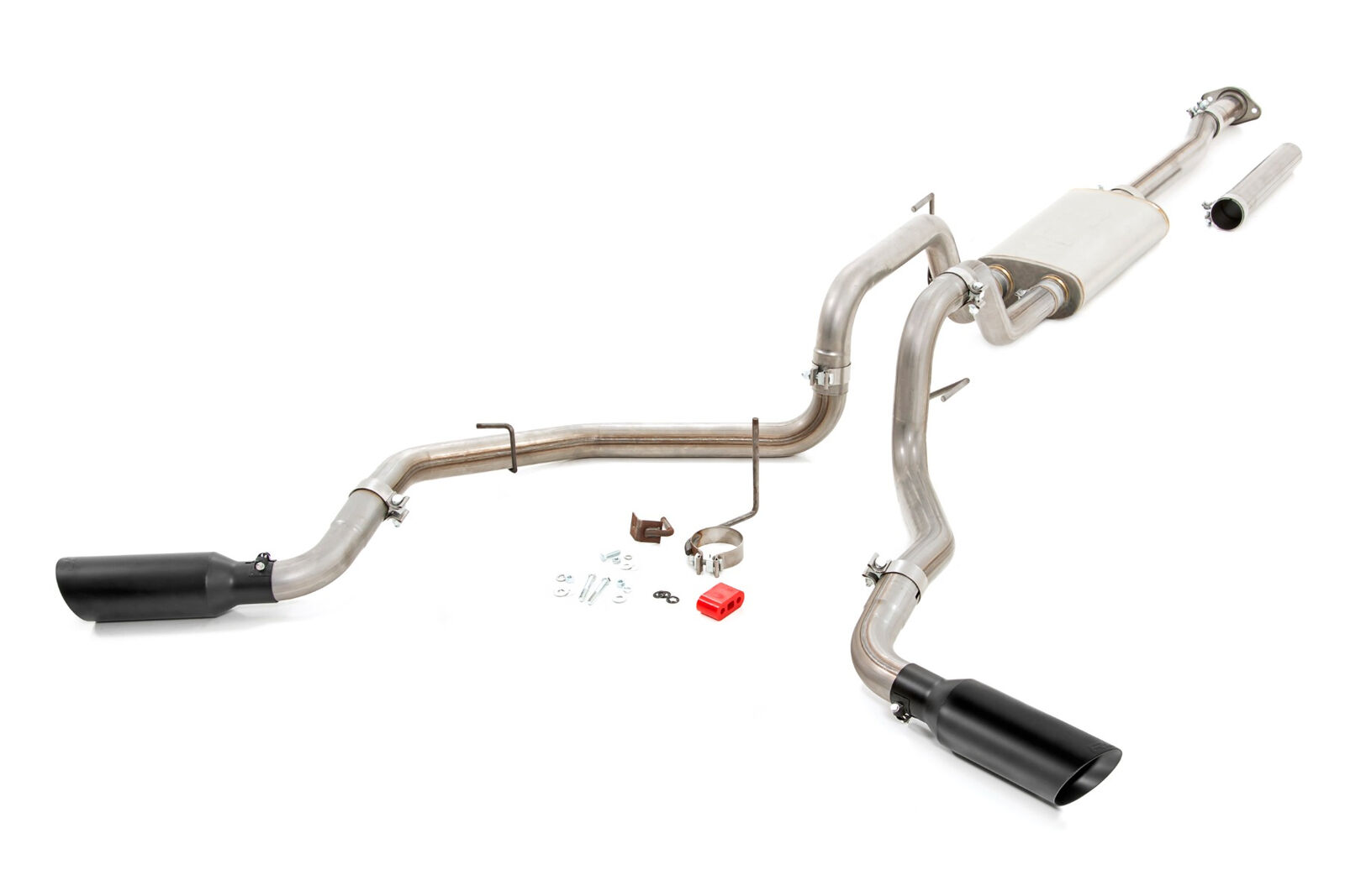 Rough Country Dual Cat-Back Exhaust for 2021-2024 Ford F-150 2WD/4WD - 96018