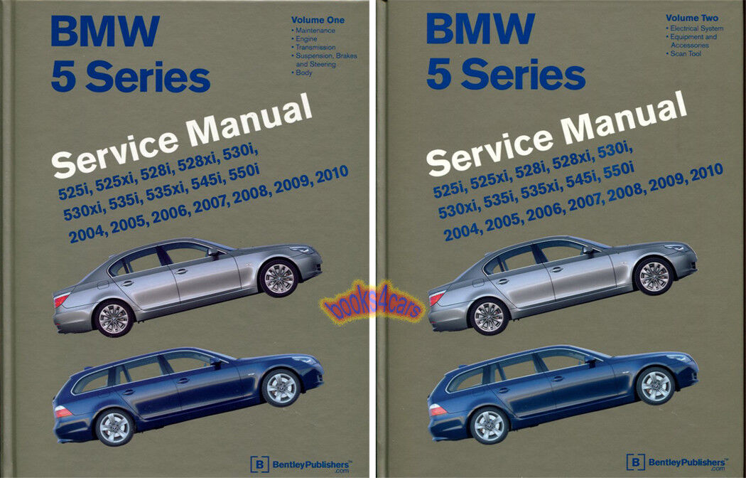 BMW SHOP MANUAL SERVICE REPAIR BENTLEY E60 E61 5-SERIES BOOK WORKSHOP GUIDE
