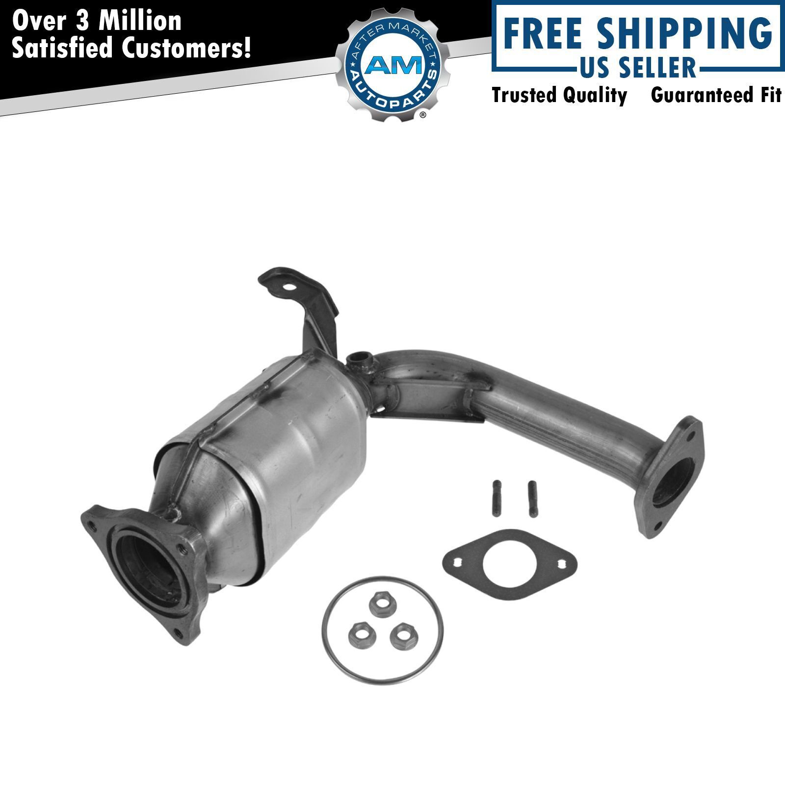 Catalytic Converter & Front Exhaust Pipe for Chevy Pontiac Saturn L4 2.4L New