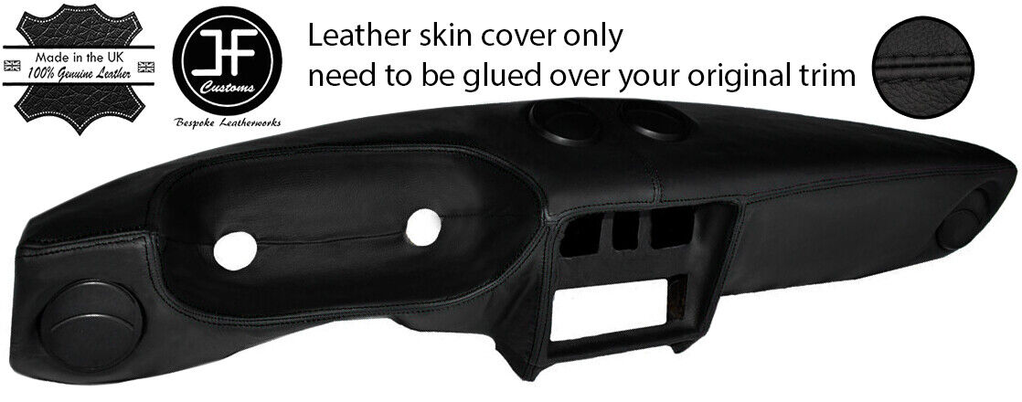 BLACK STITCH LEATHER DASHBOARD LEATHER COVER FOR ALFA ROMEO SPIDER S2 S3 S4 105