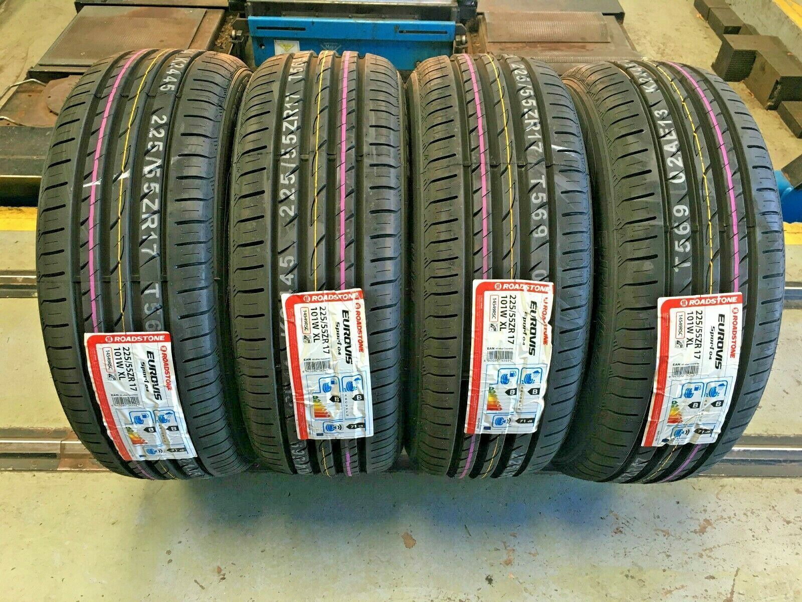 X4 205 40 17 84W XL Roadstone MID-RANGE Tyres BY NEXEN Amazing C,B Rated
