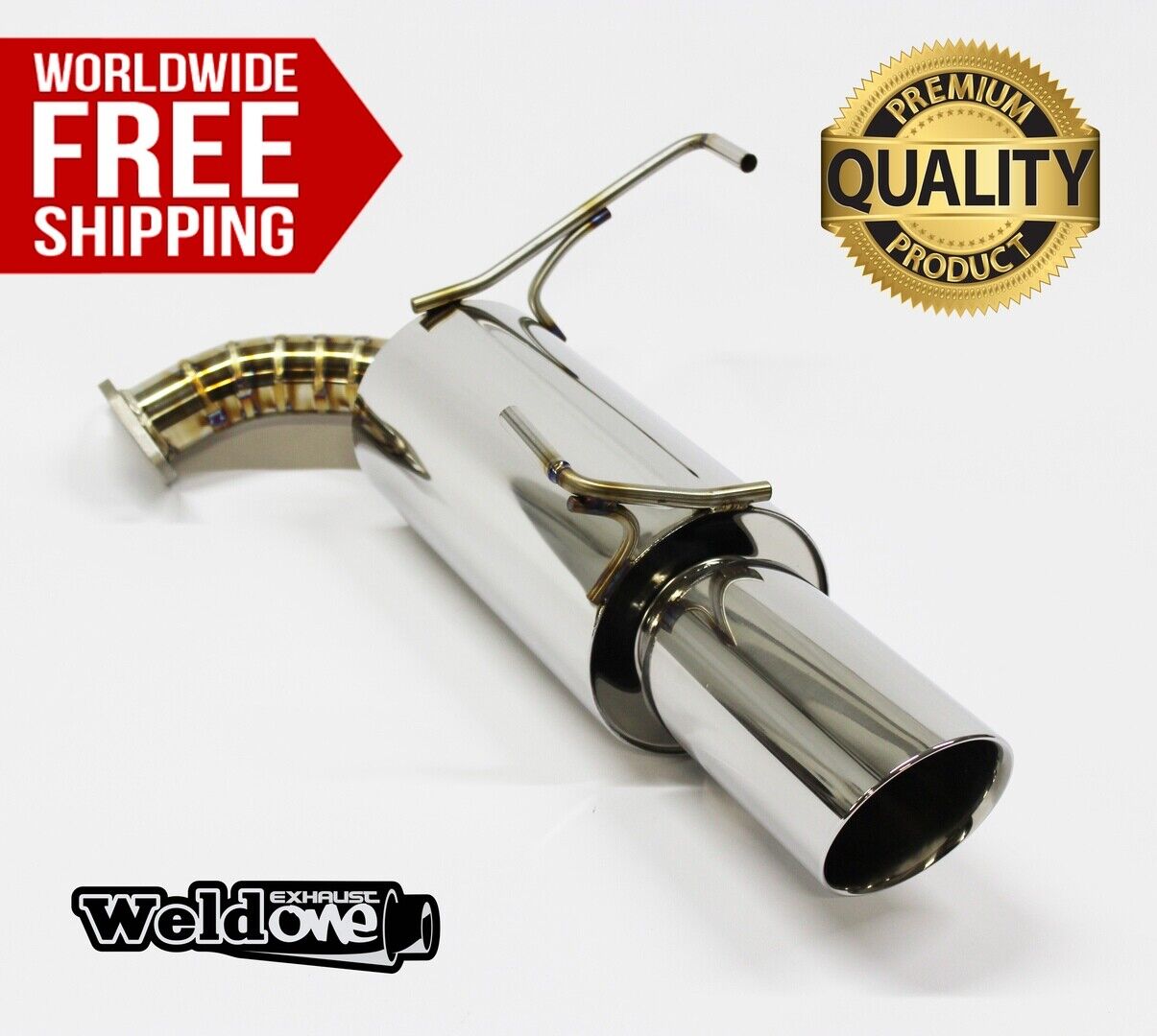 WeldOne Axle-Back Exhaust for Subaru Forester SK 2019-
