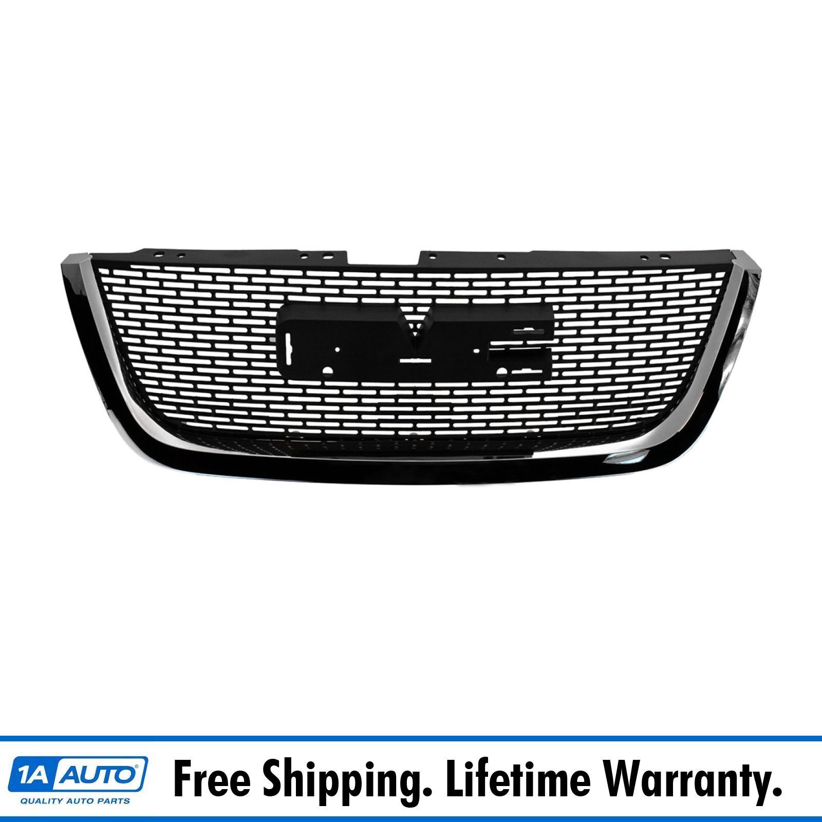 Grille Chrome & Black Assembly Front for 07-12 GMC Acadia