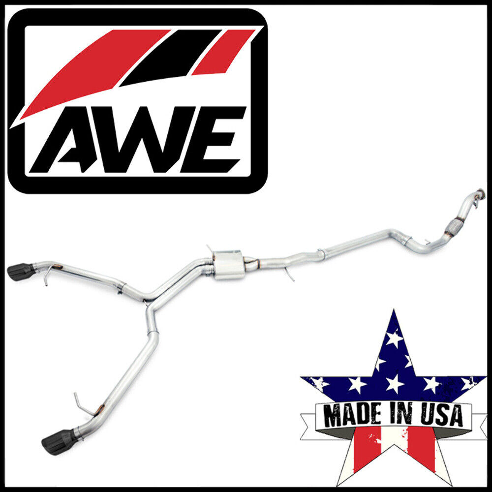 AWE Track Edition Cat-Back Exhaust System fits 2017-2018 Audi A4 Quattro 2.0L