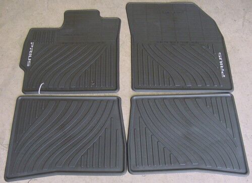 Toyota Prius 2010 - 2011 Black All Weather Mats - OEM NEW