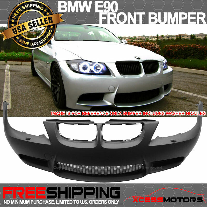For 06-08 BMW E90 E91 3-Series M3 Style Air Duct Front Bumper Cover ConversionPP