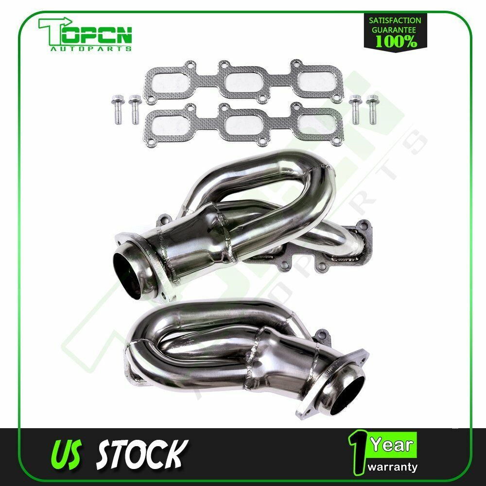 For Ford Mustang 3.7L V6 2011-15 Exhaust Manifold Shorty Stainless Steel Header