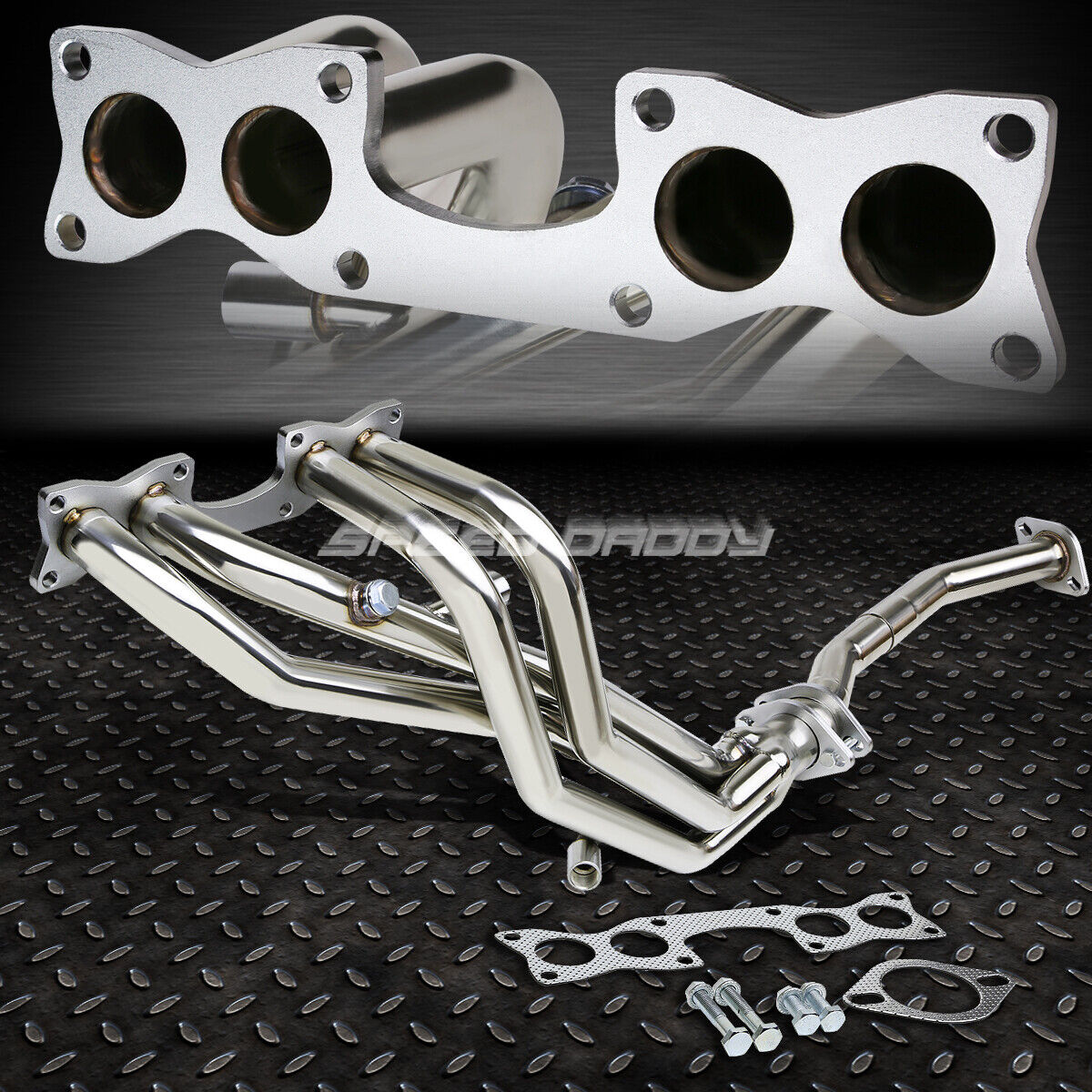 STAINLESS TUBULAR EXHAUST MANIFOLD HEADER EXTRACTOR FOR 00-04 FRONTIER/XTERRA V6