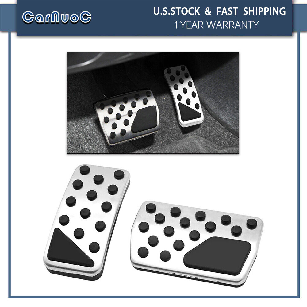 Gas Brake Pedal Covers 2x For Jeep Compass Liberty Patriot Dodge Journey Auto