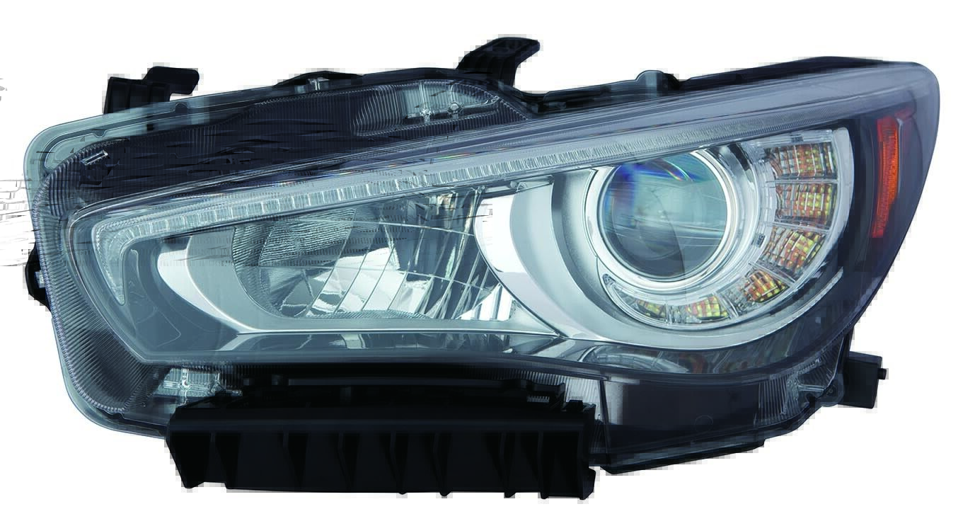 For 2014-2017 Infiniti Q50 Headlight Halogen Driver Side