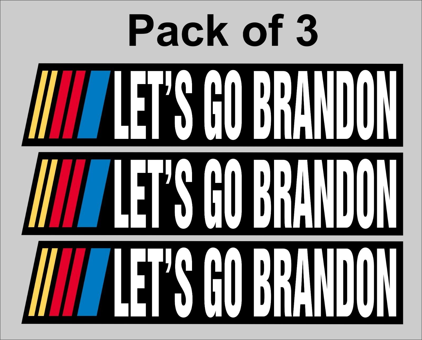 3 - Let's Go Brandon #FJB Vinyl Decal Sticker Save America 7