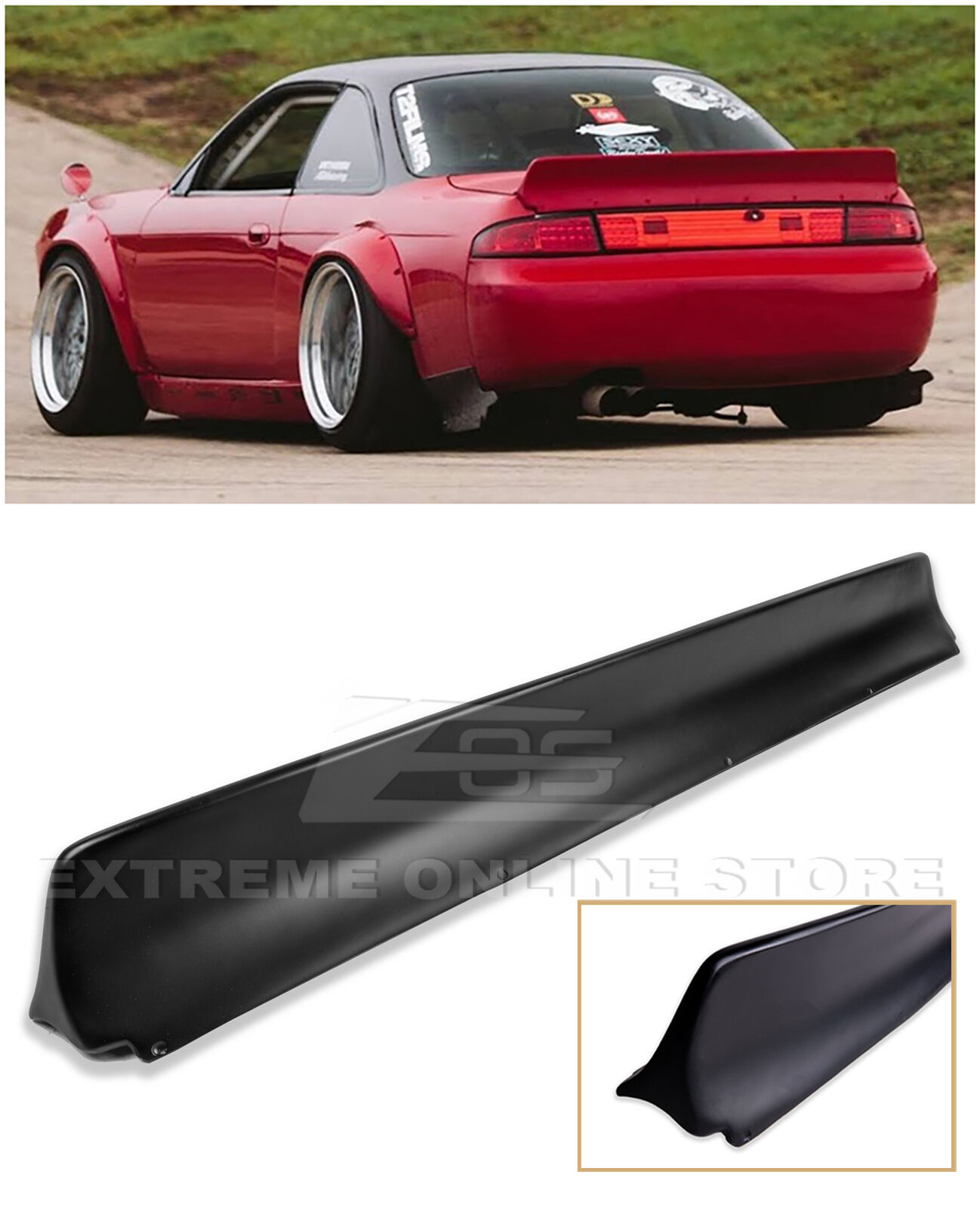 For 95-98 Nissan 240SX S14 Coupe EOS Bunny Style JDM Rear Trunk Lid Wing Spoiler