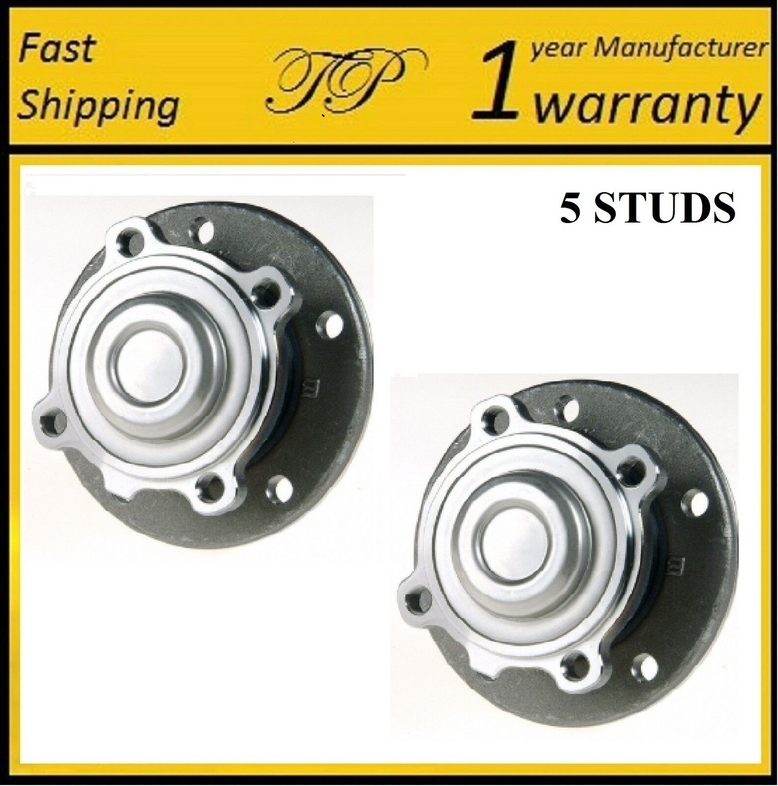 Front Wheel Hub Bearing Assembly For BMW 120I (Mexico) 2005-2012 (PAIR)