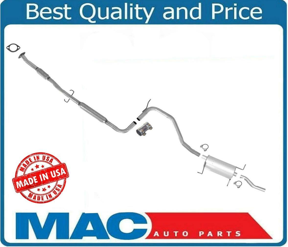 Muffler Exhaust System For Ford Escort MercuryTracer 1.9L 1991-1996
