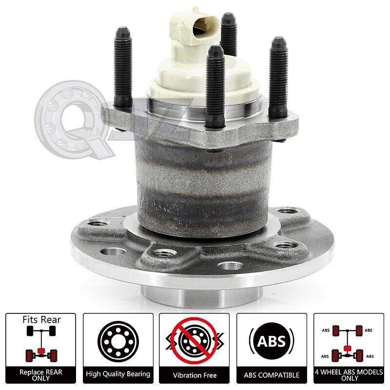 [REAR(Qty.1)] Wheel Bearing Hub Assembly for 2001-2003 Saturn LW200 4-Wheel ABS