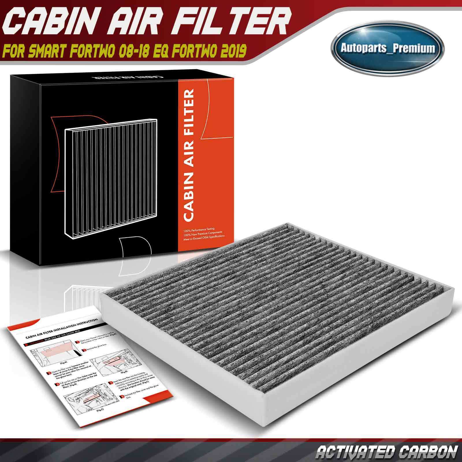 New Activated Carbon Cabin Air Filter for Smart Fortwo 2008-2018 EQ fortwo 2019