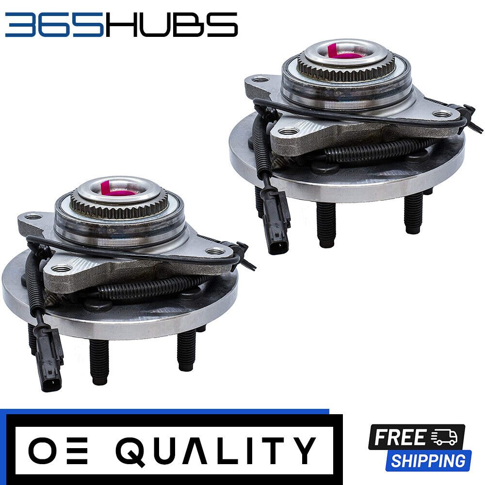 2x Front Wheel Bearing Hub Assembly for 2011 2012 2013 2014 Ford F-150 4WD w/ABS