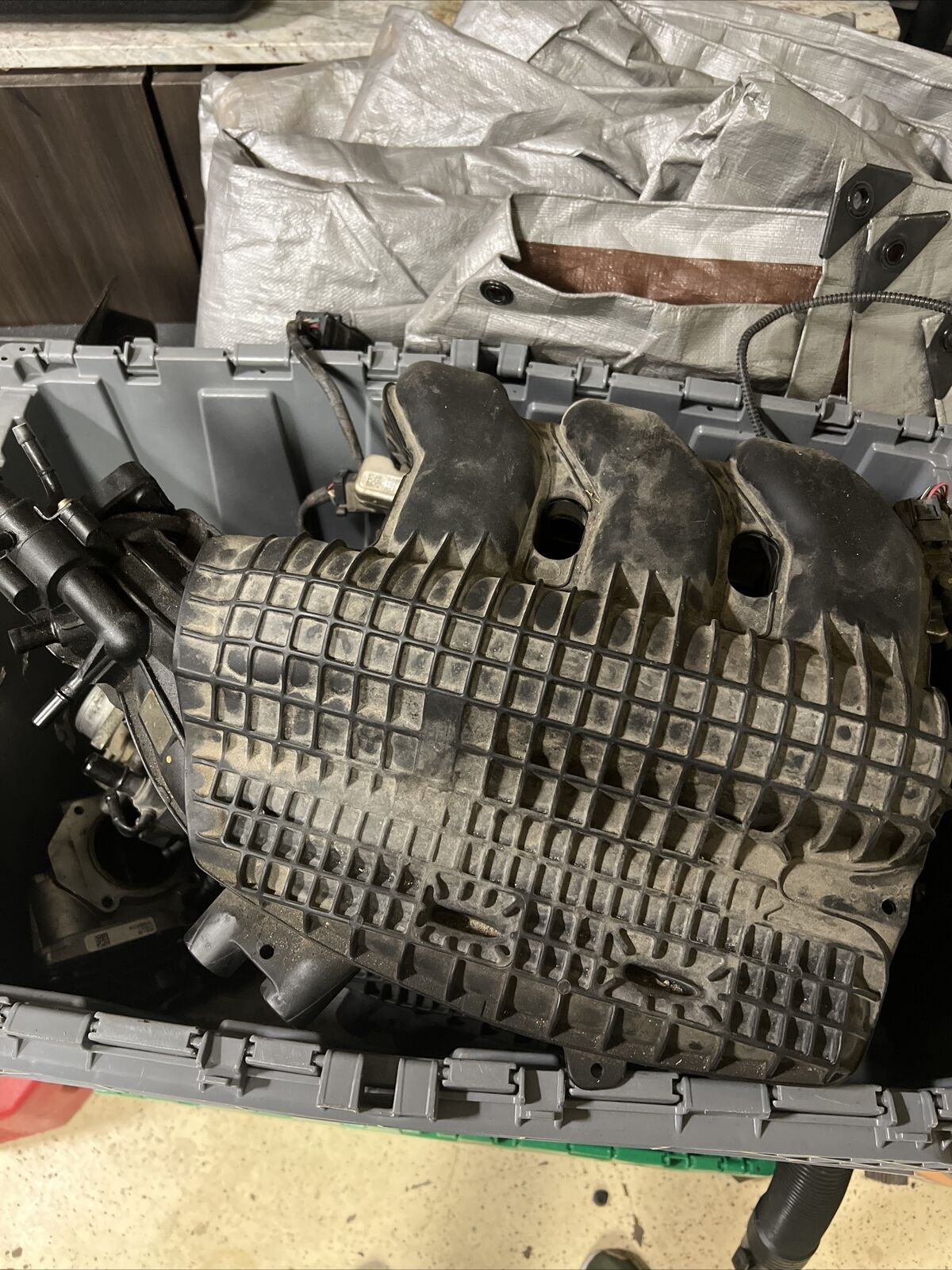 07 MERCURY MONTEGO Intake Manifold with fuel rail and injectors