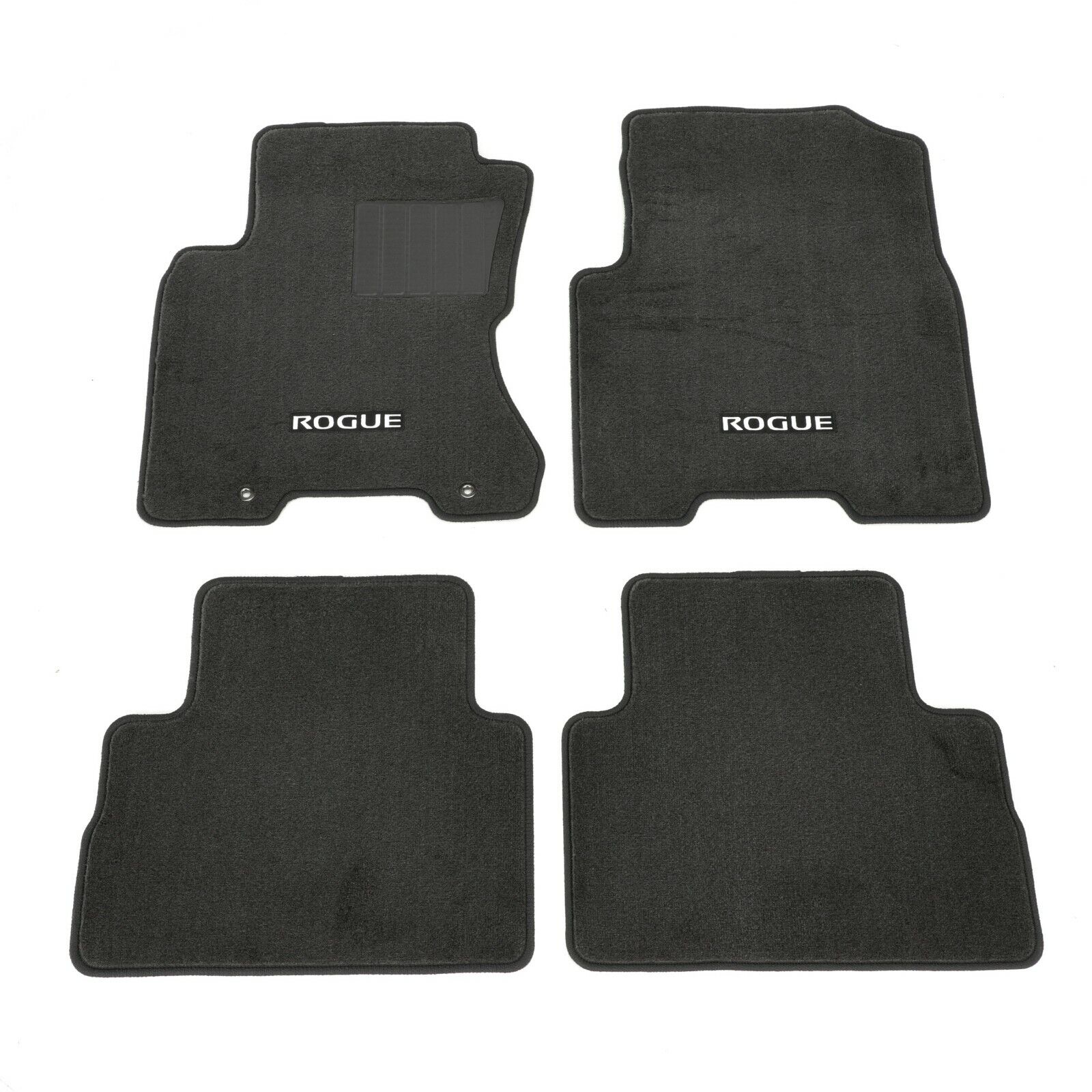 2008-2013 Nissan Rogue Black Carpeted Floor Mats Front & Rear Set Of 4 OEM NEW