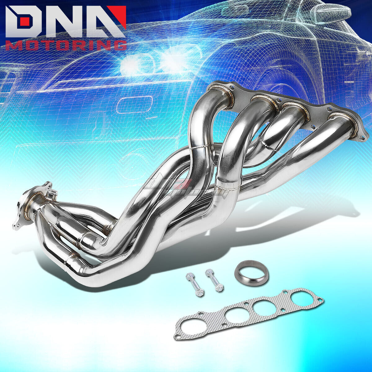 FOR 00-09 S2000 AP1 AP2 STAINLESS STEEL 4-1 LONG TUBE EXHAUST HEADER MANIFOLD