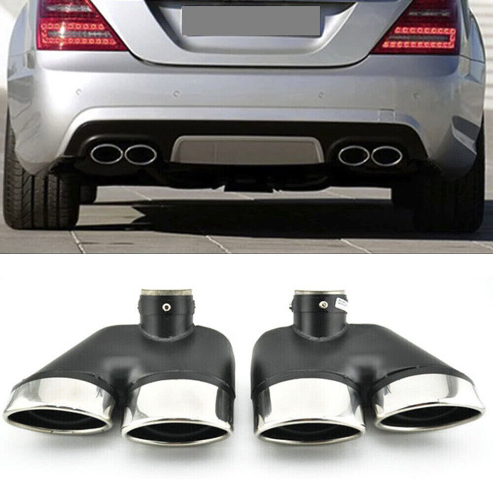 Car Exhaust Tips Muffler Pipe For Mercedes-Benz W220 S430 S500 S320 S350 2000-06