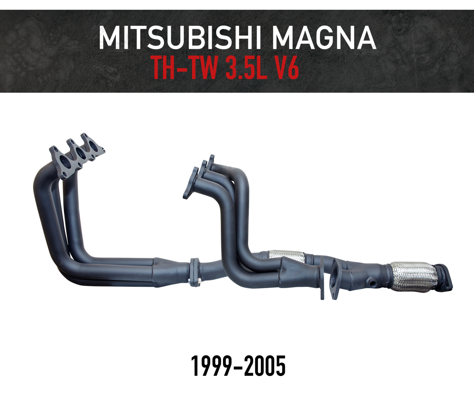Headers / Extractors for Mitsubishi Magna TH-TW 3.5L V6 (1999-2005)