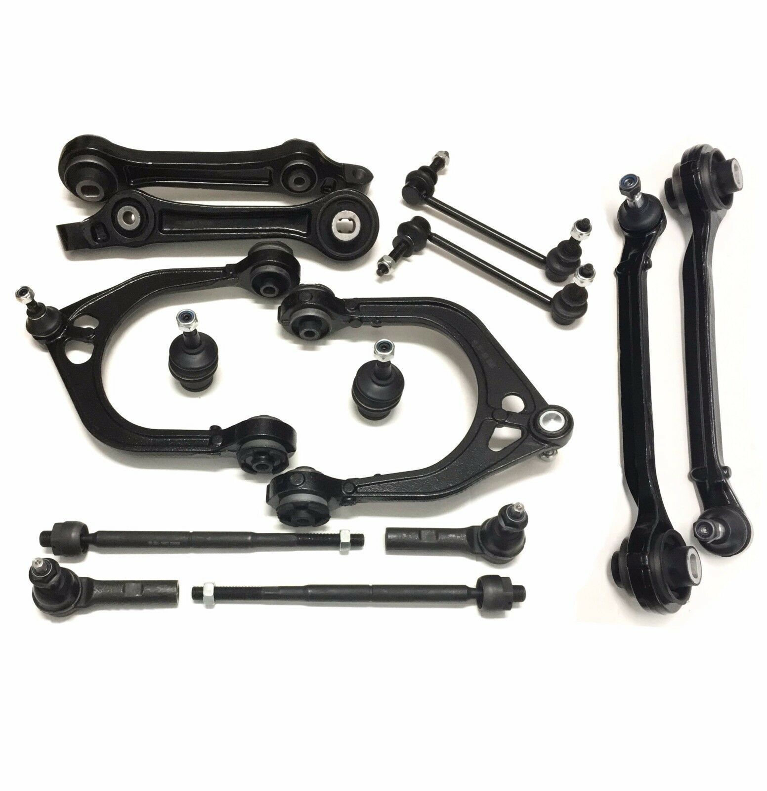14 Pc Front Control Arms Tie Rods for Dodge Charger Challenger 300 RWD Magnum