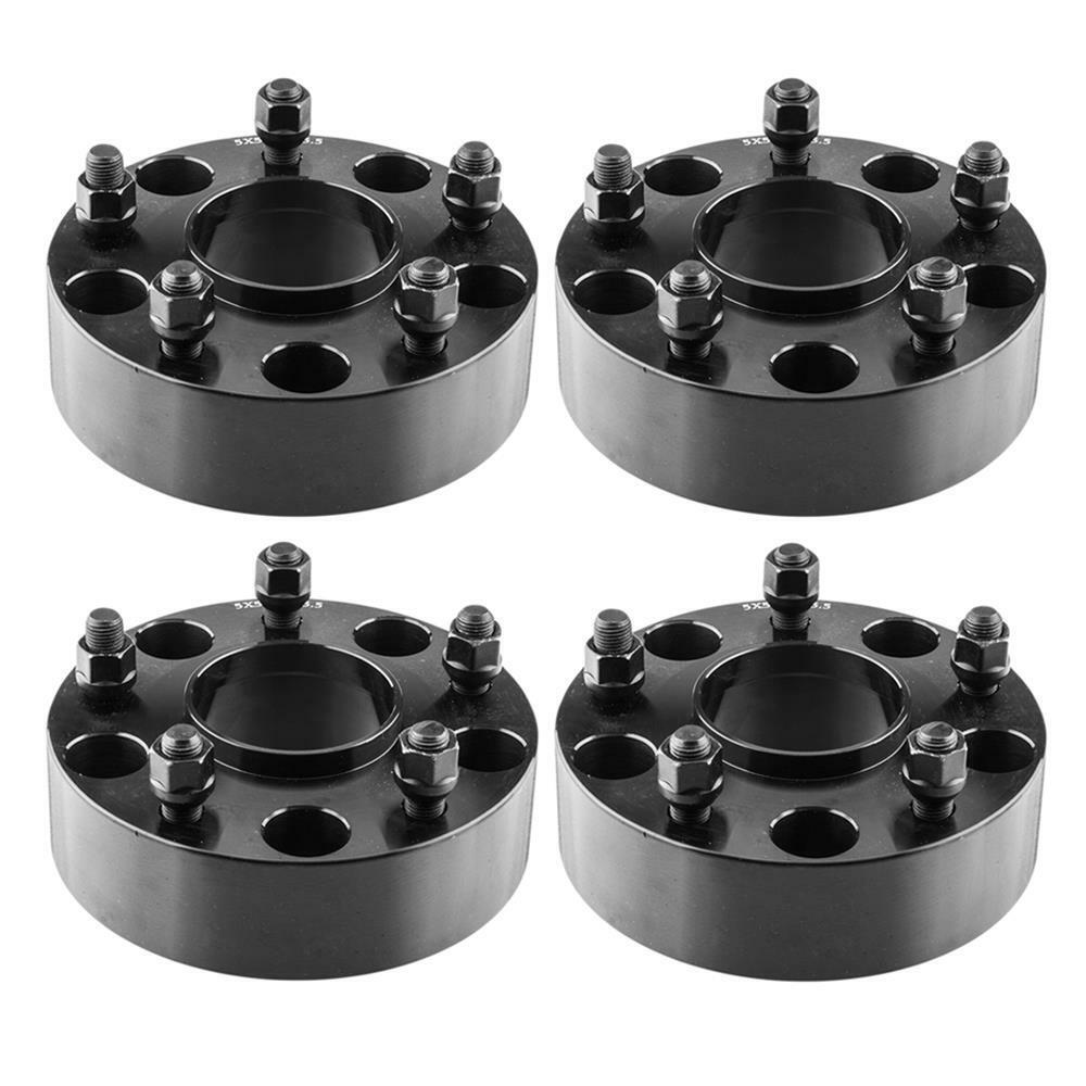 2 Inch  Hub Centric Wheel Spacers 5x5.5 5x139.7 14x1.5 Studs for 2015 Ram 1500