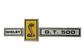 1967 MUSTANG SHELBY GT500 GRILLE  DASH TRUNK EMBLEM