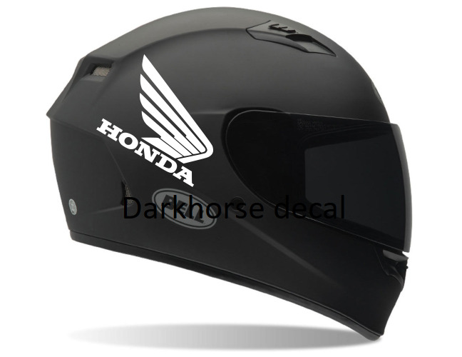  Helmet decals (2) Honda Motorcycle helmet decals, Sticker 