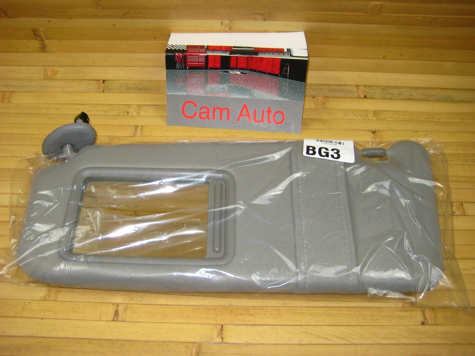 Toyota Camry Gray Drivers Side Sun Visor with Mirror New OEM Toyota 2007-2012