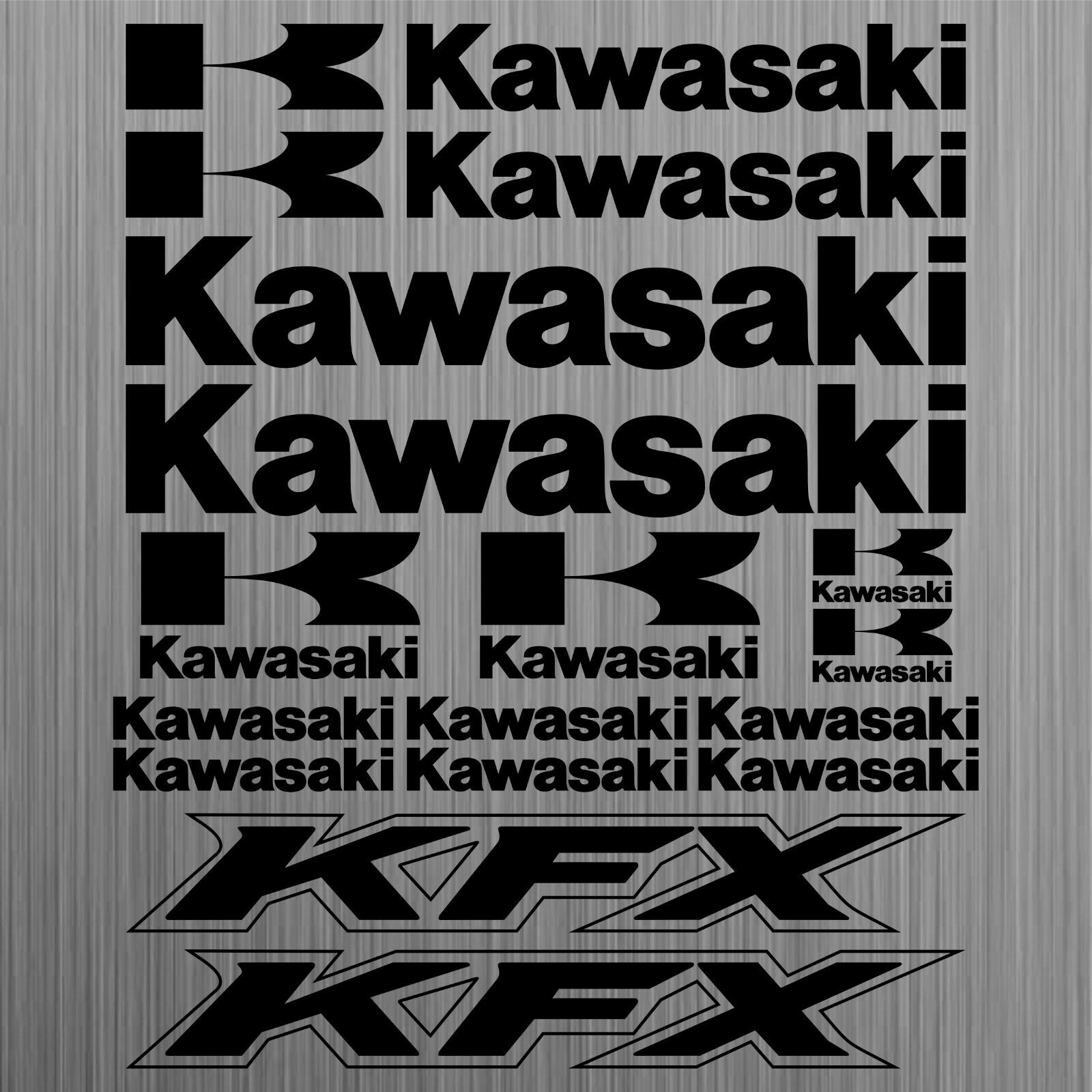 For Kawasaki KFX sticker decal quad ATV 16 Pieces