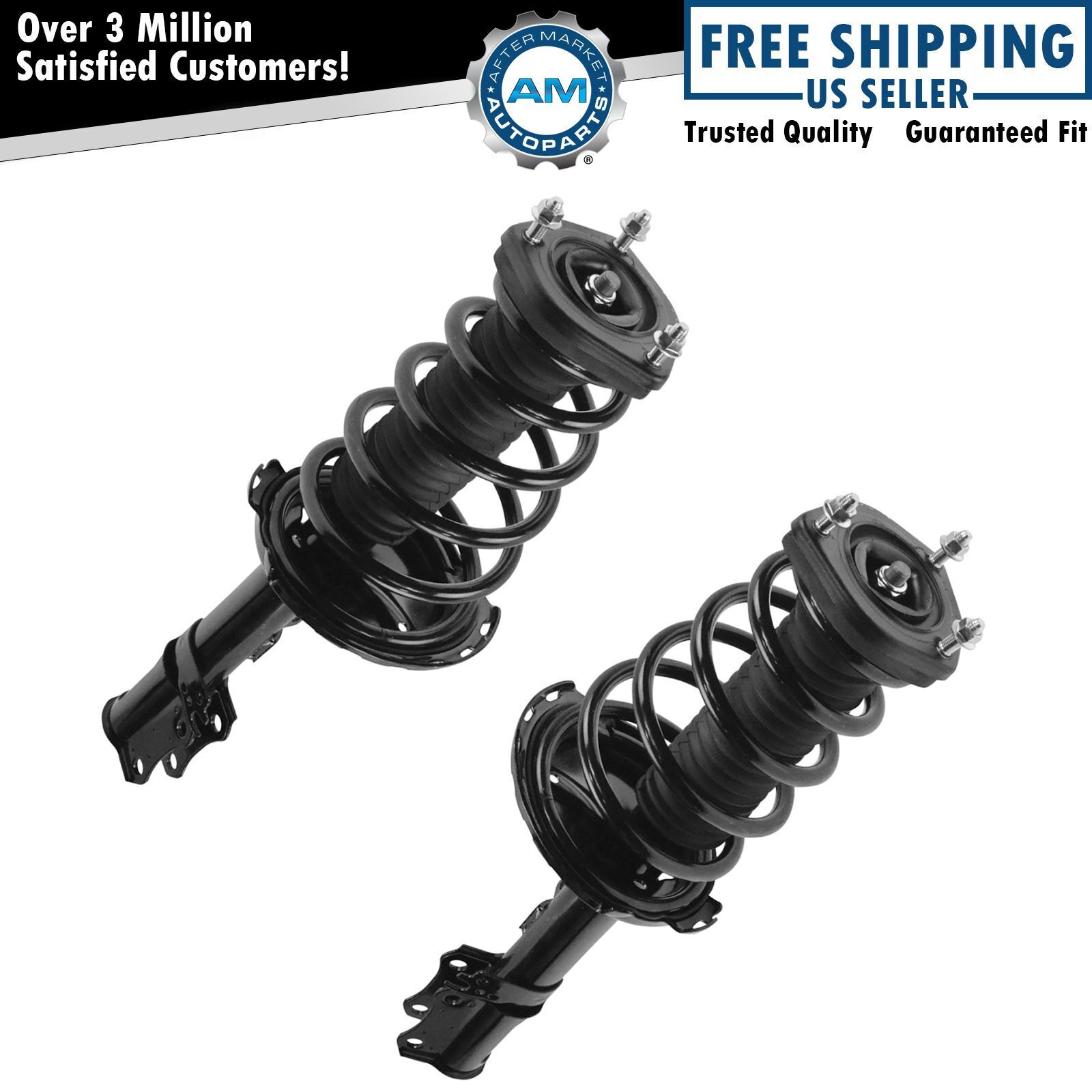 Complete Strut Spring Assembly Pair Set of 2 LH RH Rear for RX330 RX350 AWD 4WD