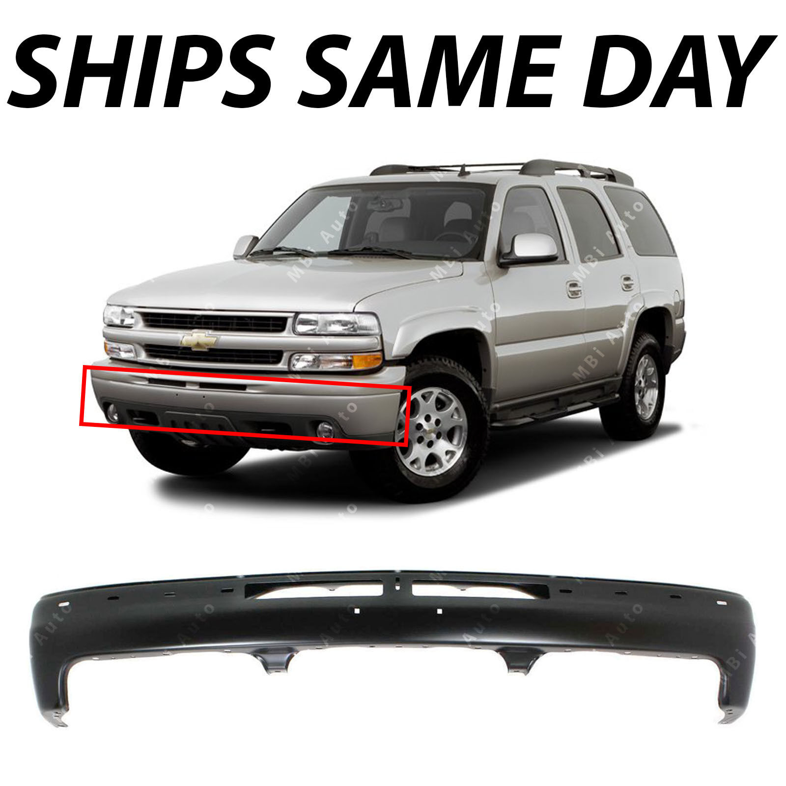 NEW Primered Steel Front Bumper Face Bar for 2000-2006 Suburban Tahoe