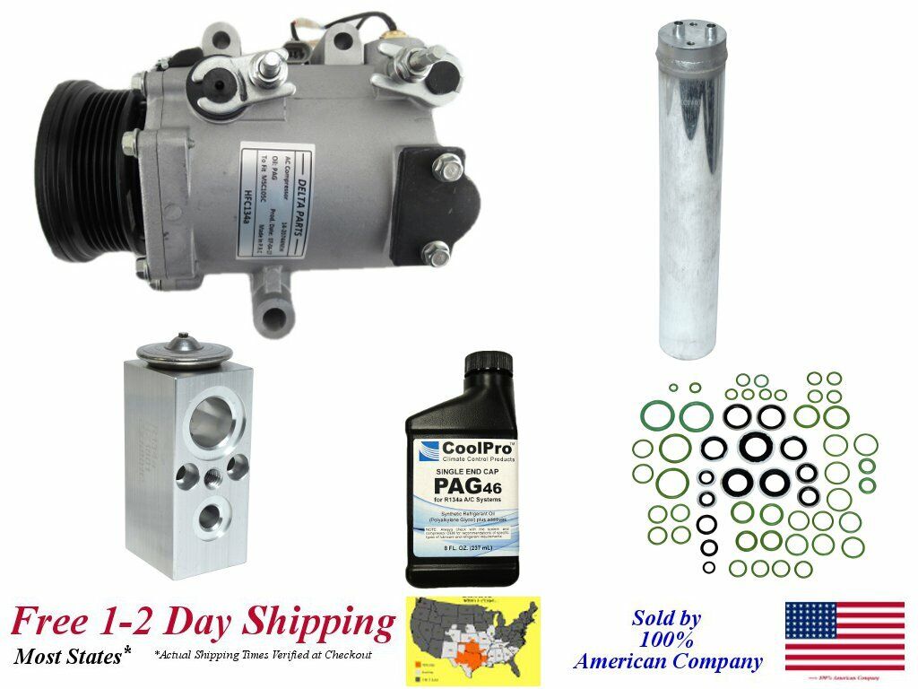 New A/C AC Compressor Kit for 2001-2005 Venture (3.4L without rear A/C)