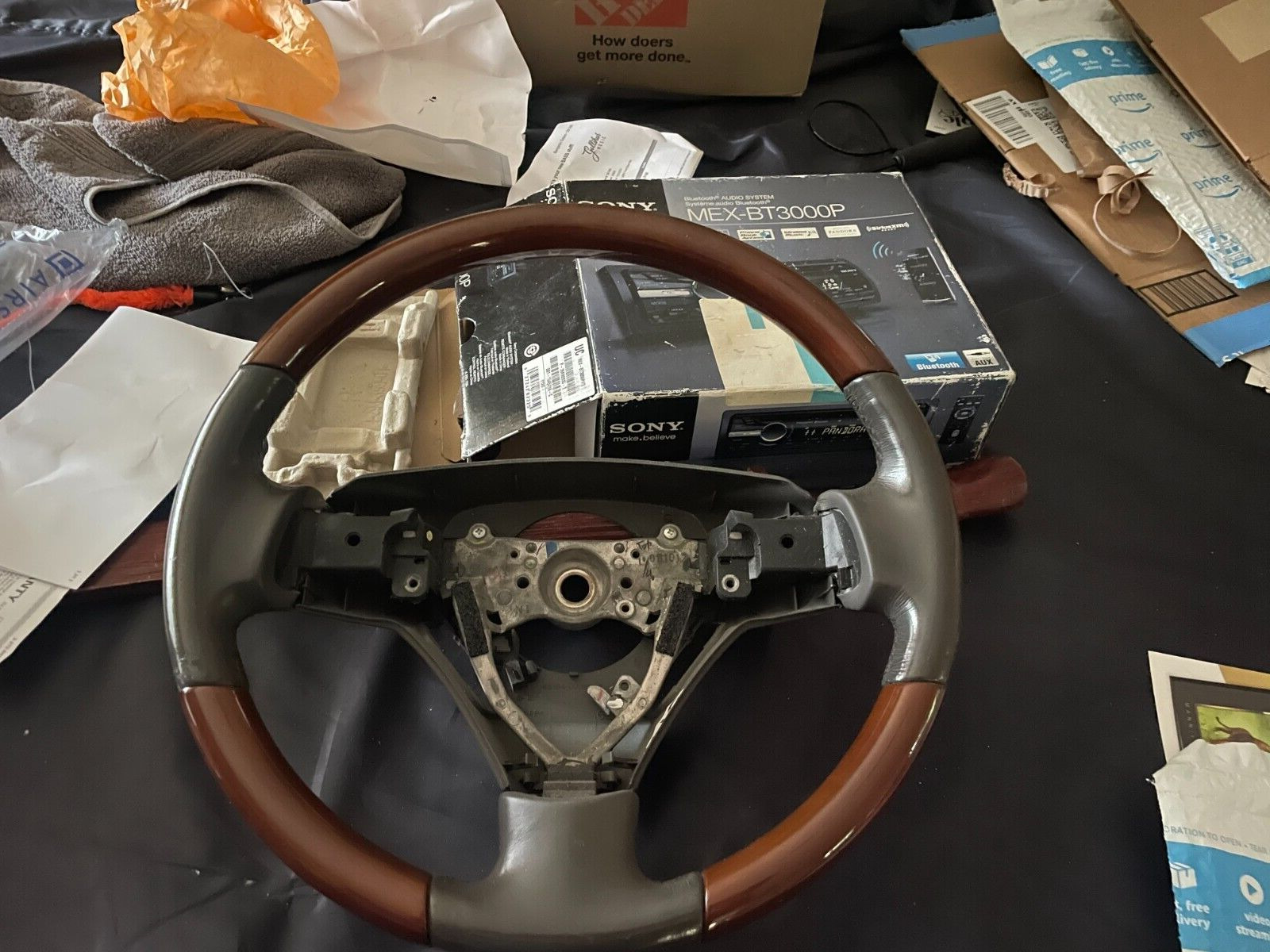 OEM Steering Wheel Lexus GS460 GS350 GS450 ES330 2005-2011 Leather Wood Gray