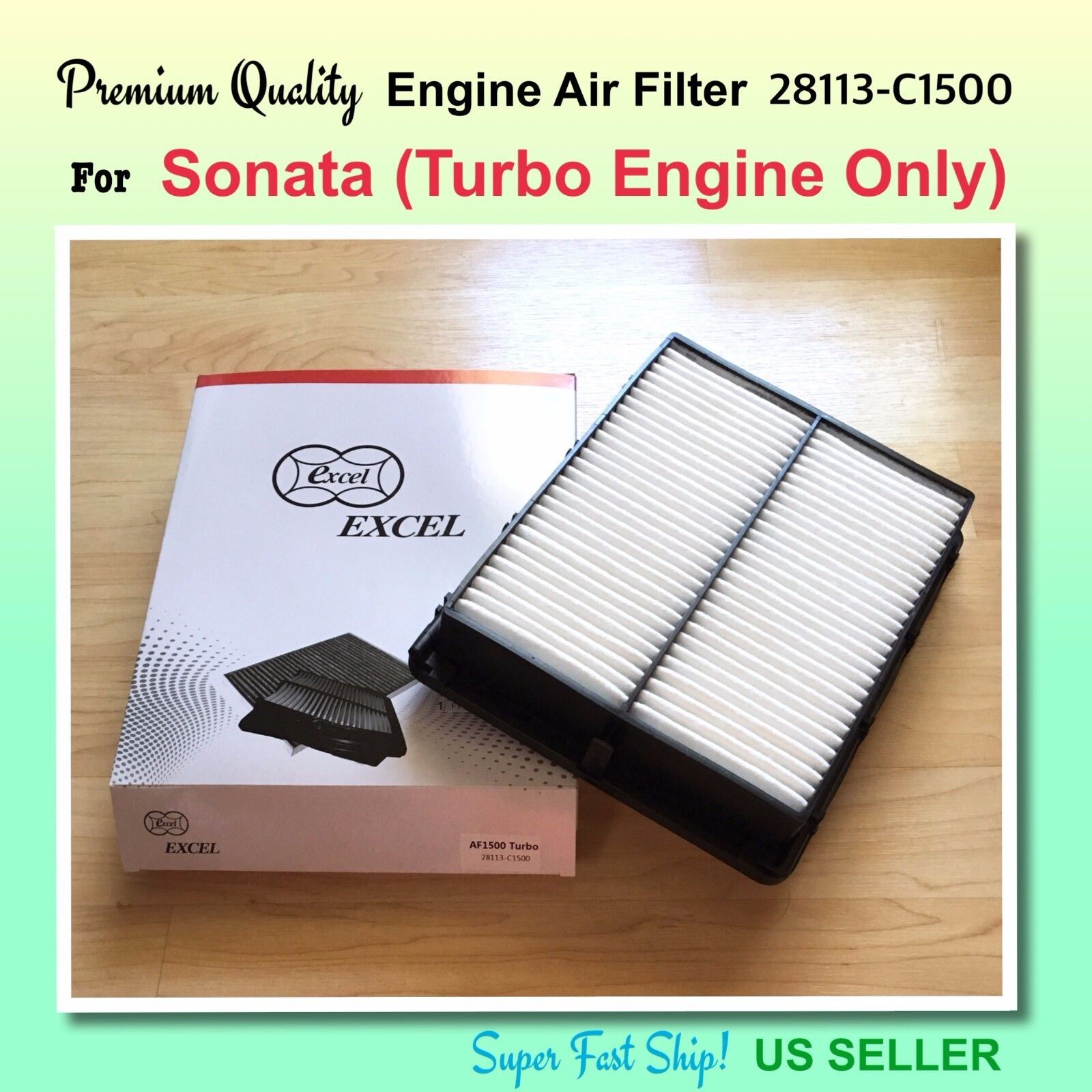 Engine Air filter For Newest Sonata 2015 2016 Turbo Engine only 28113-C1500