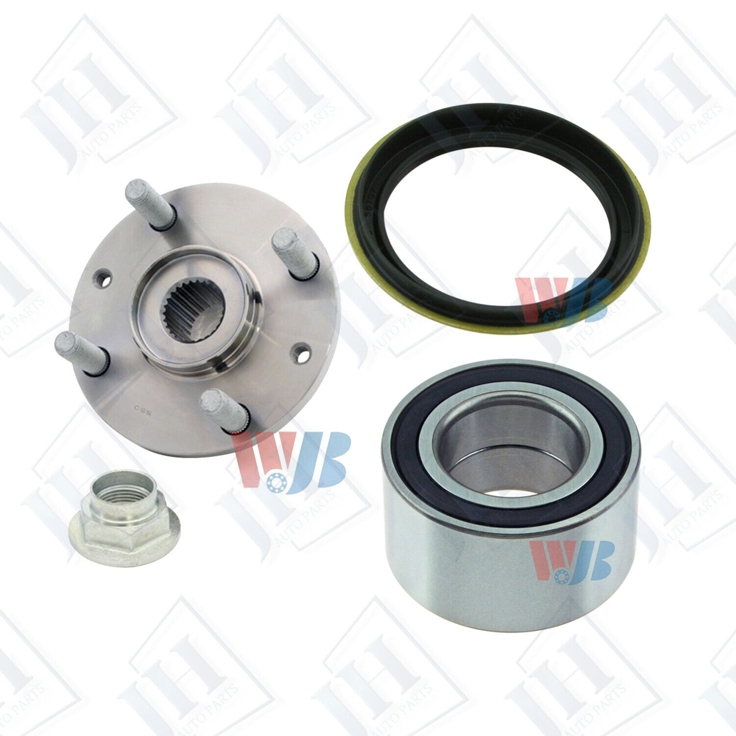 3Pcs/Set Wheel Hub Bearing & Seal Kit Assembly For Mazda 323 Miata MX-3 Protege
