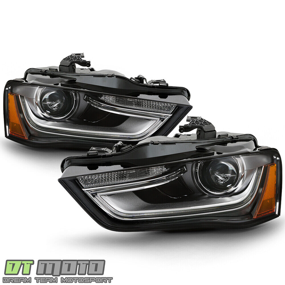 2013-2016 Audi A4 S4 [HID/Xenon Non-AFS] Factory Projector Headlights Headlamps