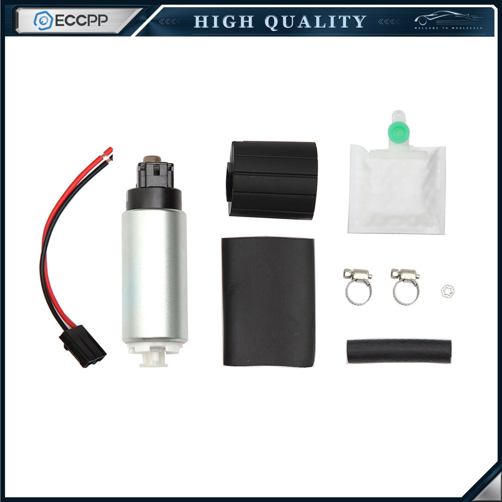 255LPH High Pressure Flow Electric Fuel Pump GSS342 With Kit