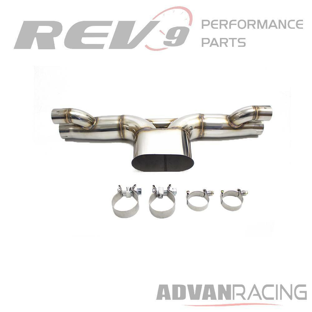 Rev9 Center Section Exhaust Stainless Steel for 991 GT3 RS 911R 14-19