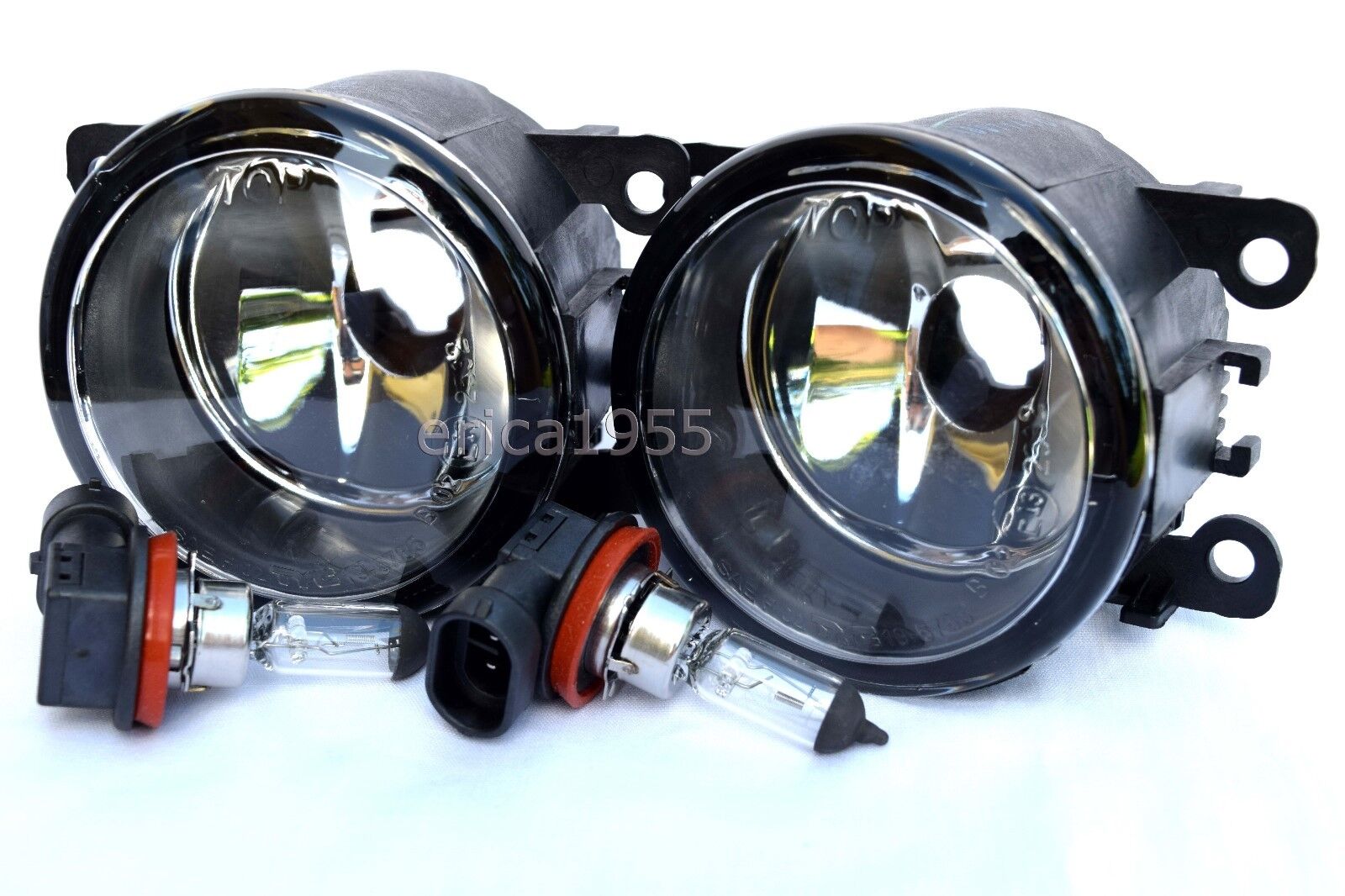 Glass Fog Light Lamps One Pair For 2007-2012 Sentra 2010-2012 Legacy Outback