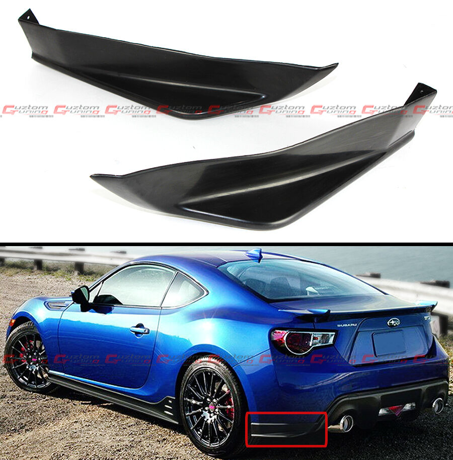 For 2013-2017 Scion FR-S FRS FT GT 86 Sti TS Style Rear Bumper Aero Side Aprons