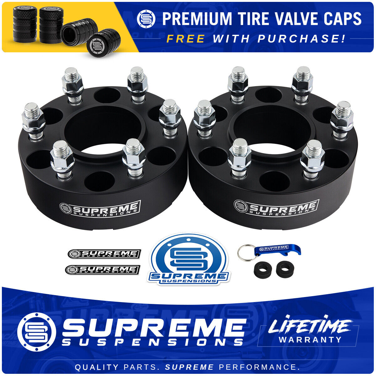 Hub Centric Wheel Spacers For Various Chevy GMC Models - 6x5.5\