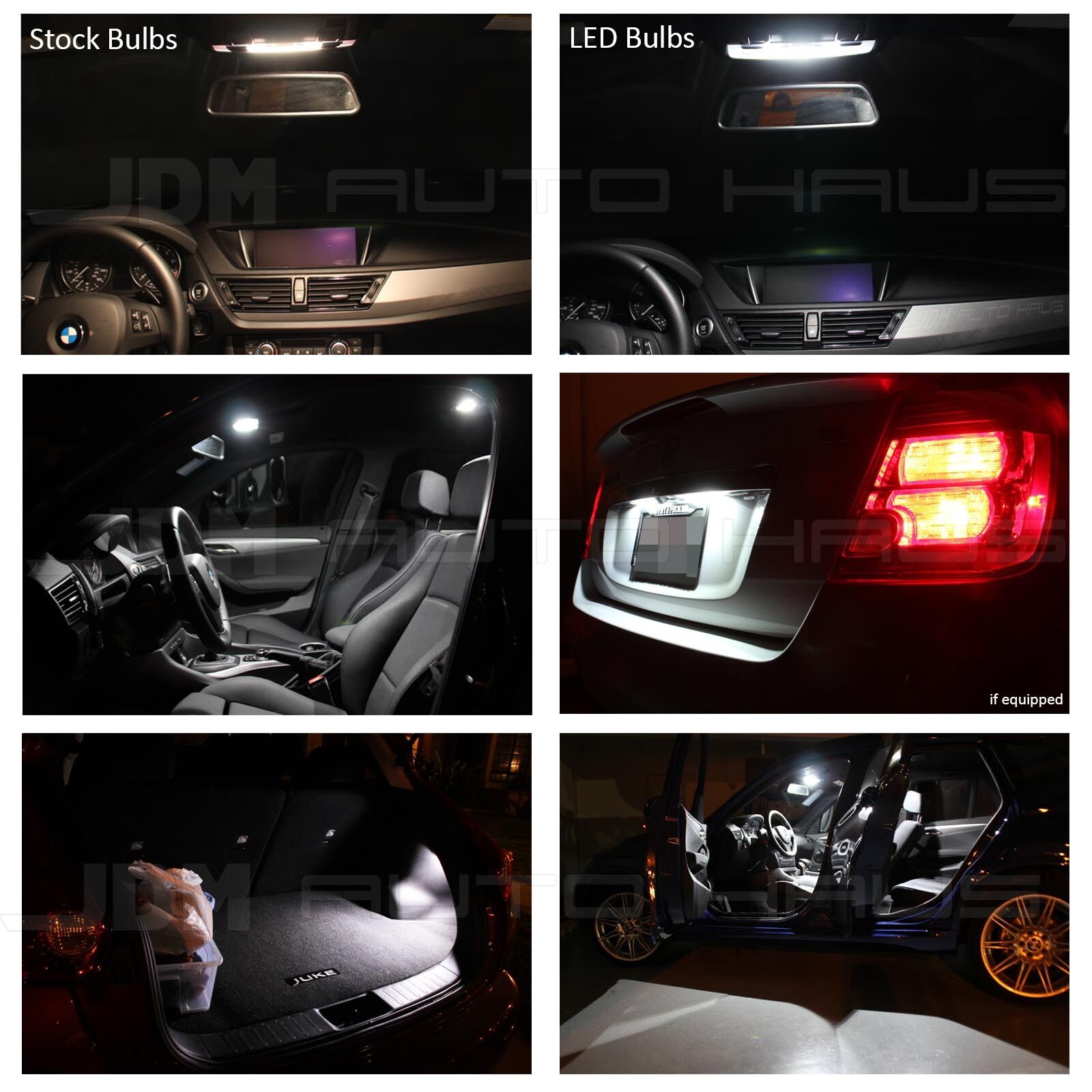 2015 Dodge Dart Premium White Interior LED Lights Package Kit