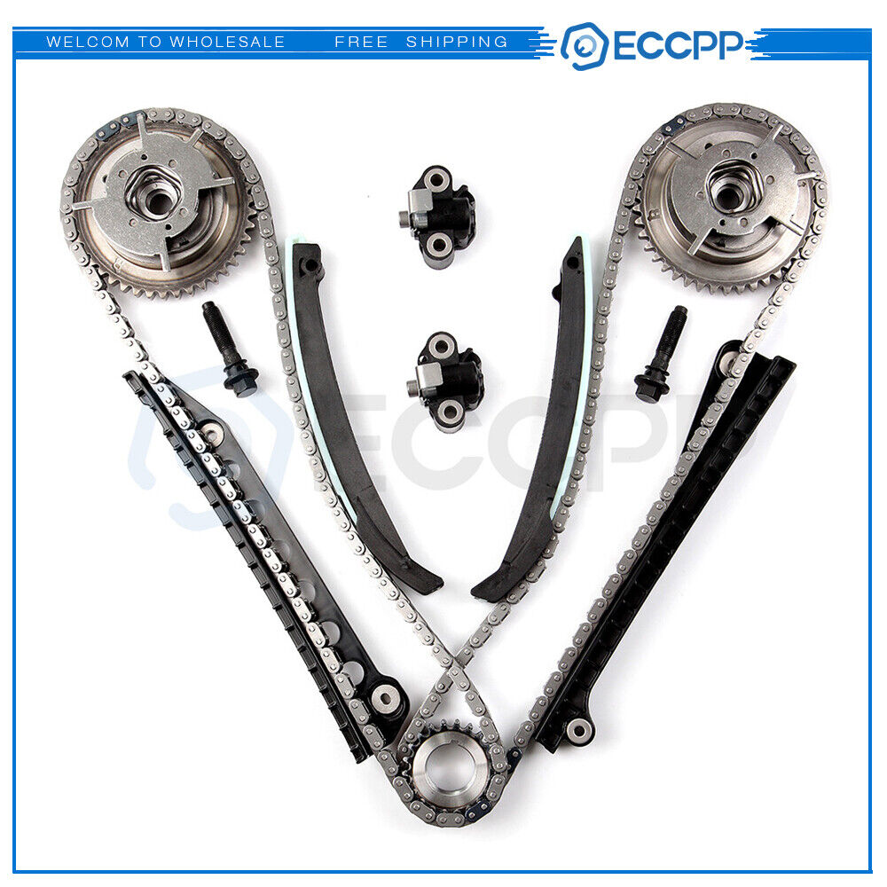 Timing Chain Kit For 04-08 Ford F150 F250 Lincoln TRITON 3-Valve 5.4L Cam Phaser