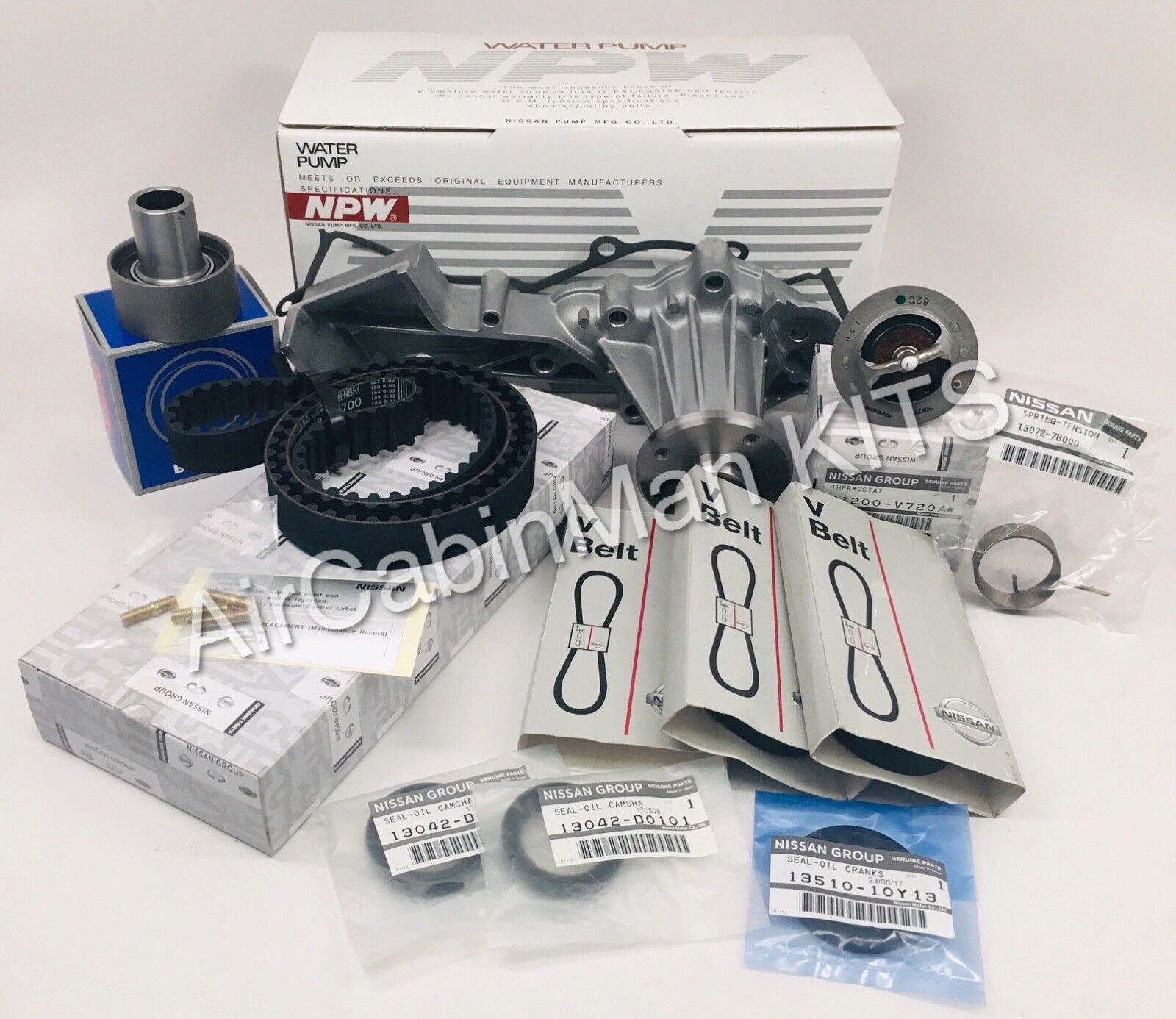 Genuine & OEM Timing Belt+Water Pump Kit fits NISSAN Pathfinder INFINITI QX4 